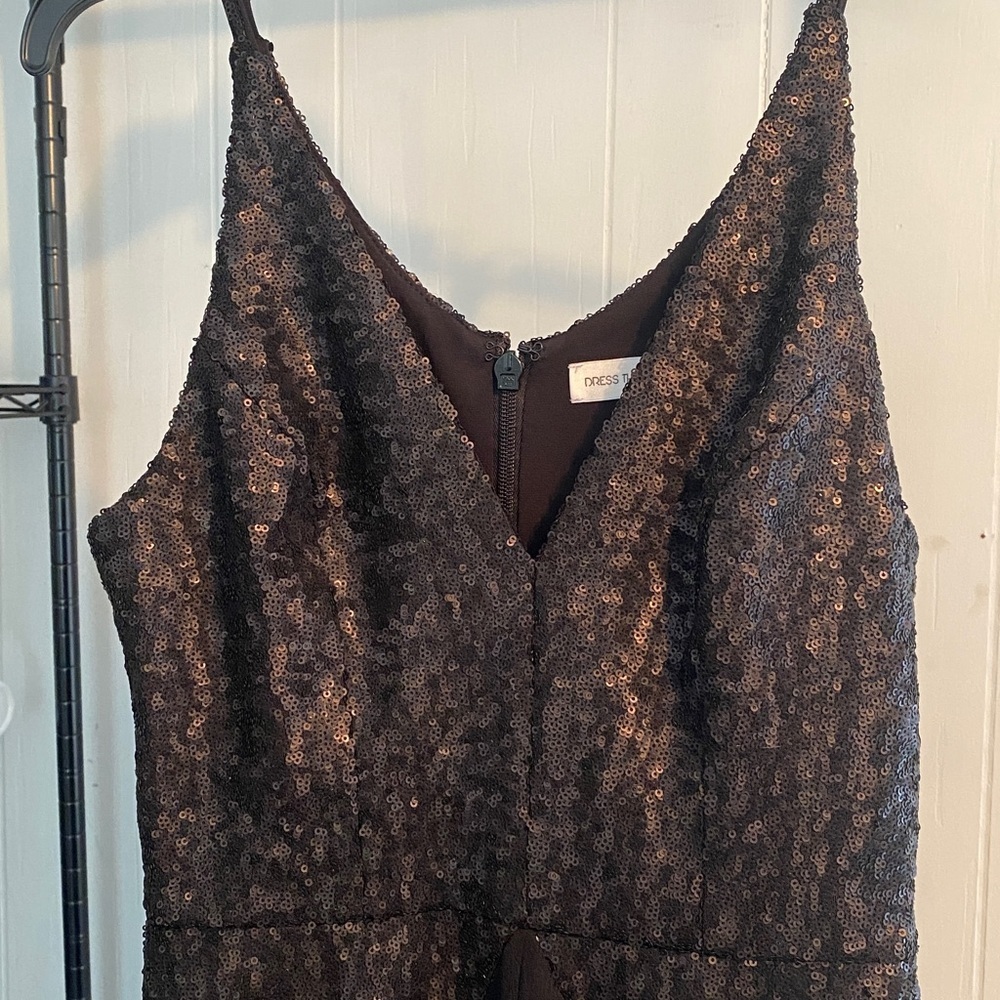 Dress the Population Women’s Sequin Evening Dress Black Size Small - Picture 4 of 11